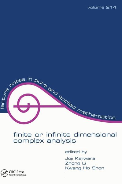 Produktbild: Finite or Infinite Dimensional Complex Analysis