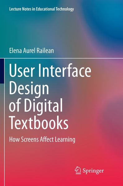 Produktbild: User Interface Design of Digital Textbooks
