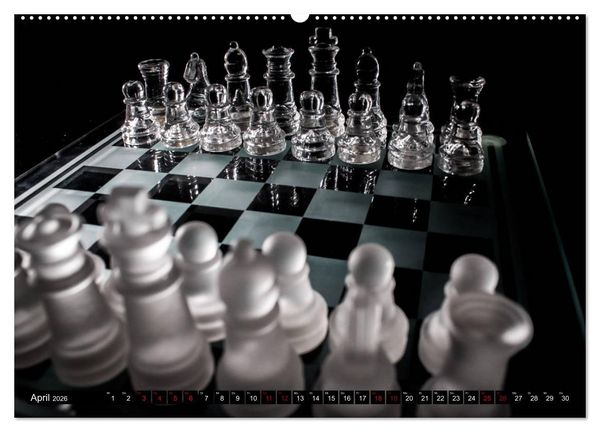 Produktbild: SCHACH - Spiel der K&ouml;nige (Wandkalender 2026 DIN A2 quer), CALVENDO Monatskalender