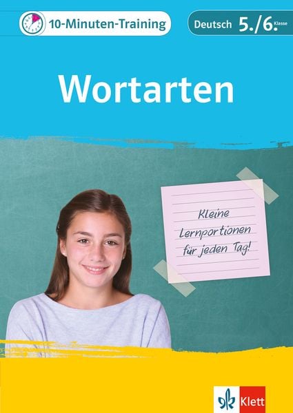 Produktbild: 10-Minuten-Training Deutsch Wortarten 5./6. Klasse. Kleine Lernportionen f&uuml;r jeden Tag