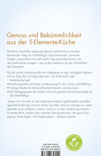 Produktbild: Mit der 5-Elemente-Ern&auml;hrung zur Wohlf&uuml;hlfigur