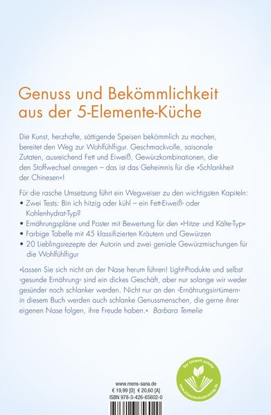 Produktbild: Mit der 5-Elemente-Ern&auml;hrung zur Wohlf&uuml;hlfigur