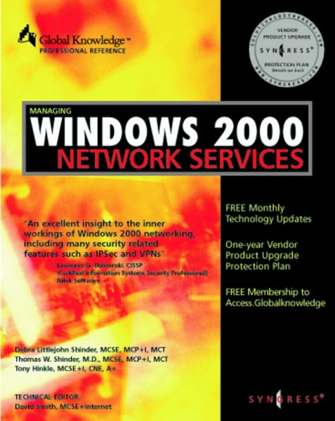 Produktbild: Managing Windows 2000 Network Services
