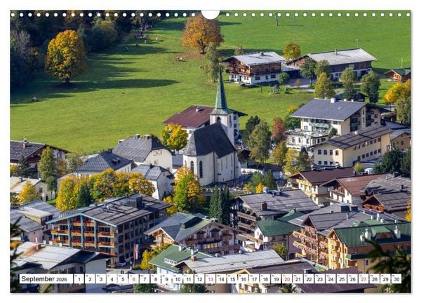 Produktbild: Gr&uuml;&szlig;e aus Filzmoos (Wandkalender 2026 DIN A3 quer), CALVENDO Monatskalender