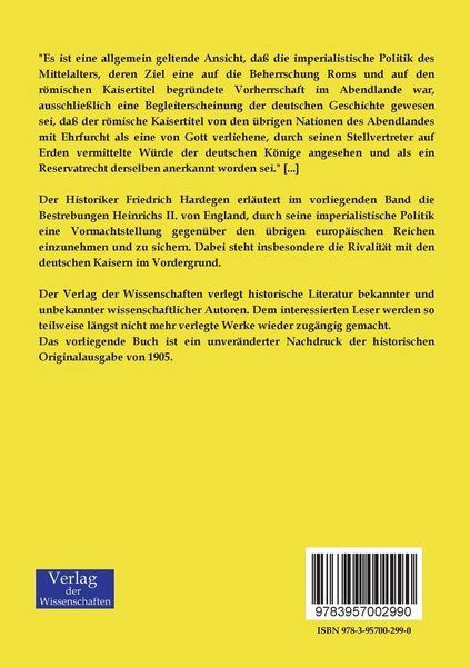 Produktbild: Imperialpolitik K&ouml;nig Heinrichs II. von England