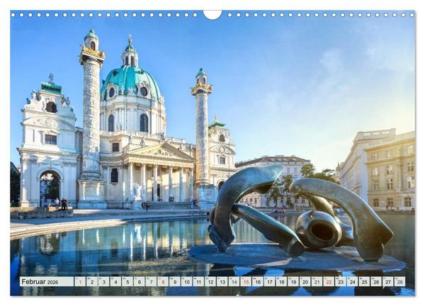 Produktbild: Wien und Graz. &Ouml;sterreichs Perlen (Wandkalender 2026 DIN A3 quer), CALVENDO Monatskalender