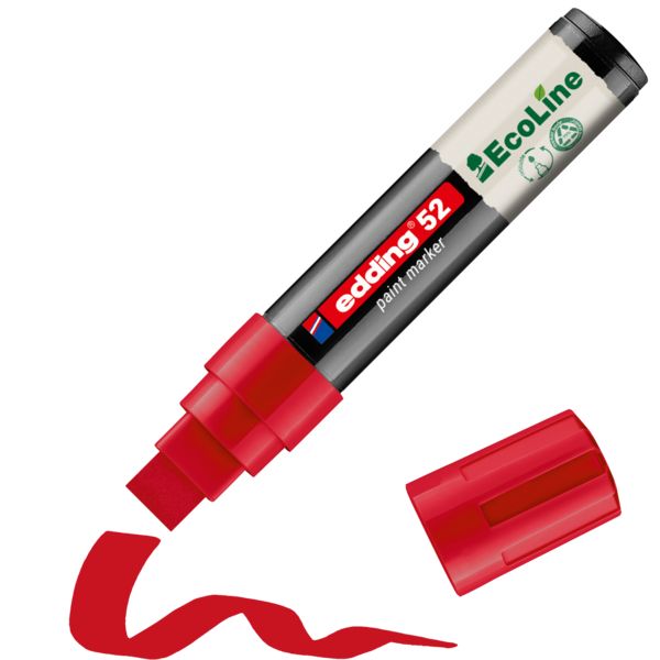 Produktbild: Edding 52 EcoLine 4-52-002 Lackmarker Rot 4 mm, 15mm