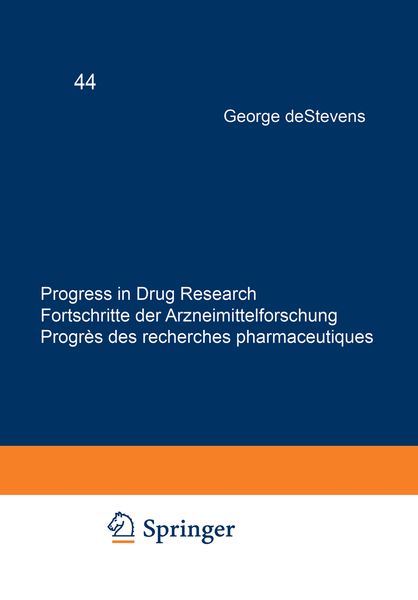 Produktbild: Progress in Drug Research / Fortschritte der Arzneimittelforschung / Progr&egrave;s des recherches pharmaceutiques