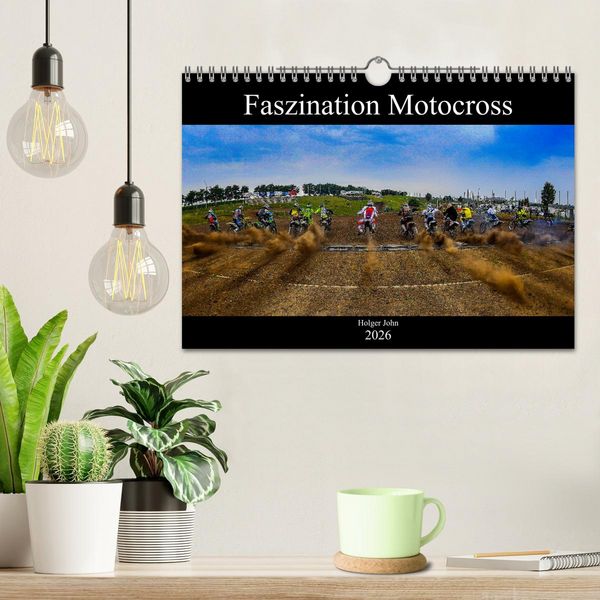 Produktbild: Blickpunkte Motocross (Wandkalender 2026 DIN A4 quer), CALVENDO Monatskalender