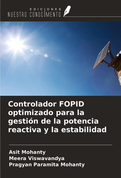 Produktbild: Controlador FOPID optimizado para la gesti&oacute;n de la potencia reactiva y la estabilidad