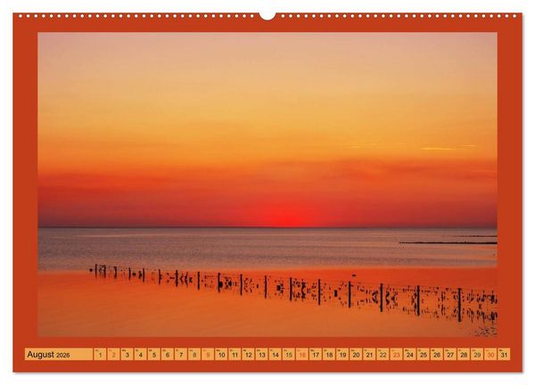 Produktbild: B&uuml;sum an der Nordsee (hochwertiger Premium Wandkalender 2026 DIN A2 quer), Kunstdruck in Hochglanz
