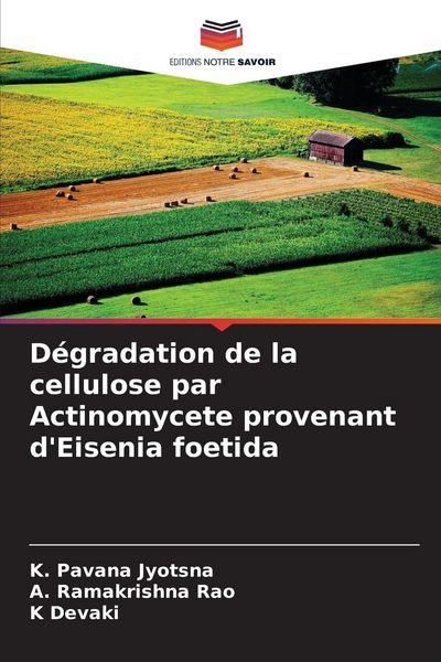 Produktbild: D&eacute;gradation de la cellulose par Actinomycete provenant d'Eisenia foetida