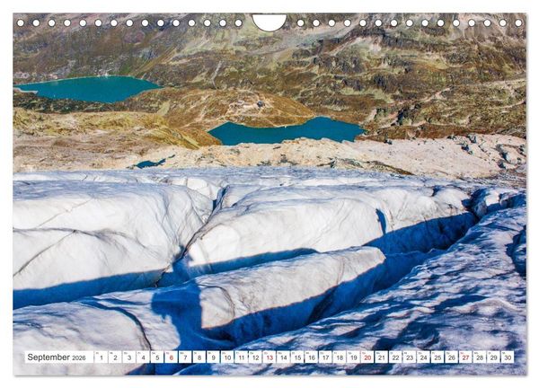 Produktbild: Die Gletscher schmelzen (Wandkalender 2026 DIN A4 quer), CALVENDO Monatskalender