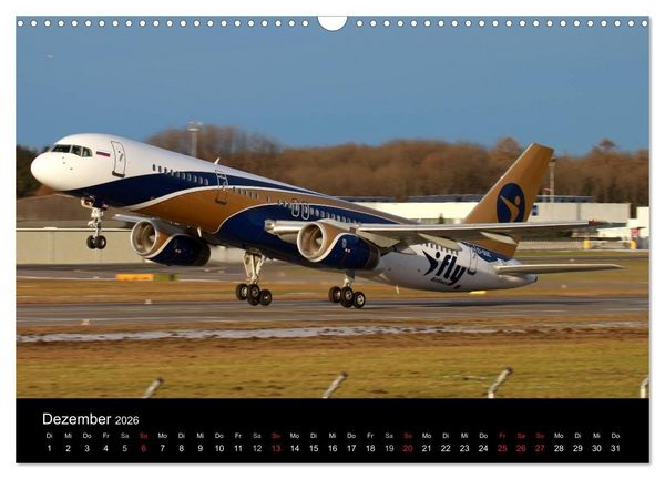 Produktbild: Faszination Flugzeug (Wandkalender 2026 DIN A3 quer), CALVENDO Monatskalender