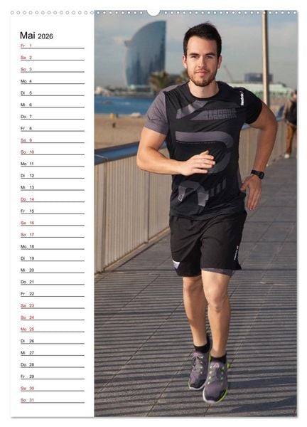 Produktbild: Der Laufplaner (hochwertiger Premium Wandkalender 2026 DIN A2 hoch), Kunstdruck in Hochglanz