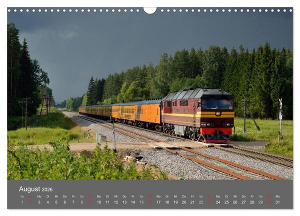 Produktbild: Eisenbahn Kalender 2026 - Oberlausitz und Nachbarl&auml;nder (Wandkalender 2026 DIN A3 quer), CALVENDO Monatskalender