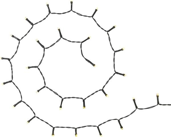 Produktbild: Sygonix SY-5596928 Solar-Lichterkette LED Schwarz, Standard-Gr&uuml;n (seidenmatt)