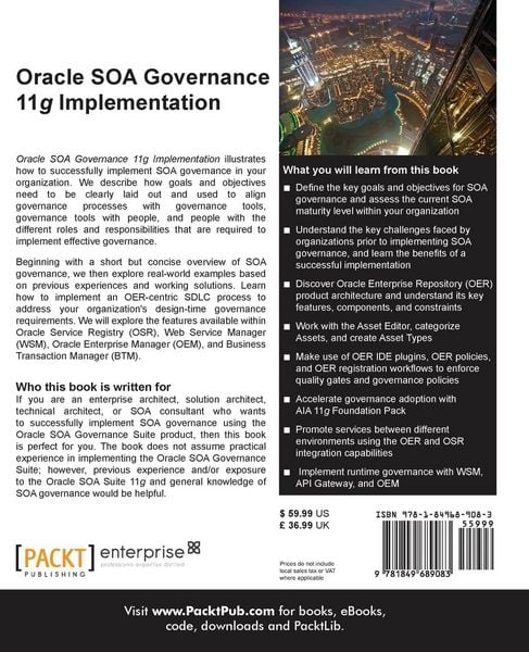 Produktbild: Oracle Soa Governance 11g Implementation