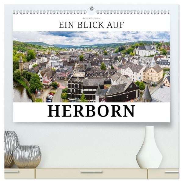 Produktbild: Ein Blick auf Herborn (hochwertiger Premium Wandkalender 2026 DIN A2 quer), Kunstdruck in Hochglanz