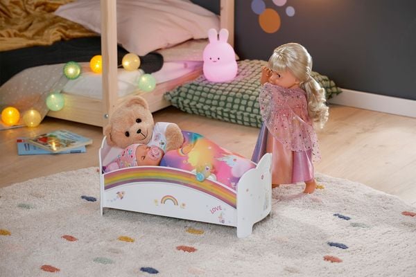 Produktbild: BABY born Regenbogen Bett