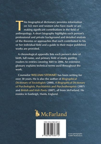 Produktbild: Biographical Dictionary of Anthropologists