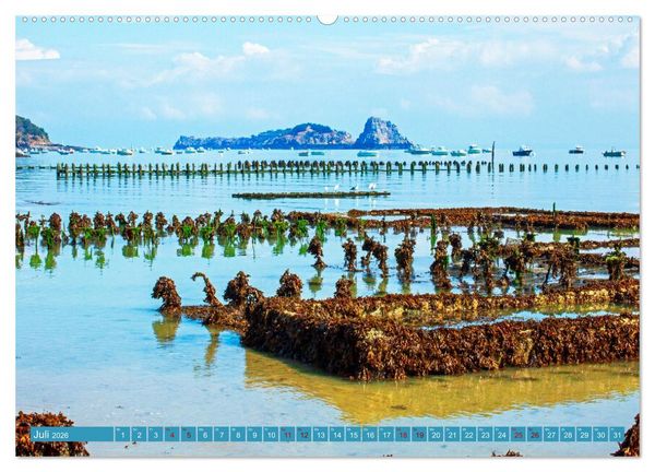 Produktbild: Ausblicke am Meer in der Bretagne und Normadie (hochwertiger Premium Wandkalender 2026 DIN A2 quer), Kunstdruck in Hochglanz