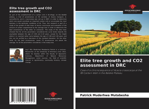 Produktbild: Elite tree growth and CO2 assessment in DRC