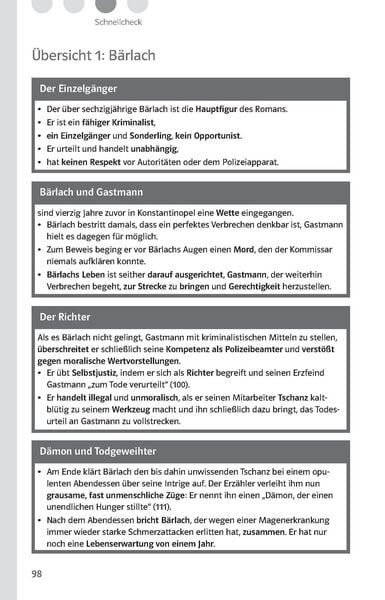 Produktbild: Klett Lekt&uuml;rehilfen Friedrich D&uuml;rrenmatt, Der Richter und sein Henker