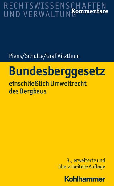Produktbild: Bundesberggesetz