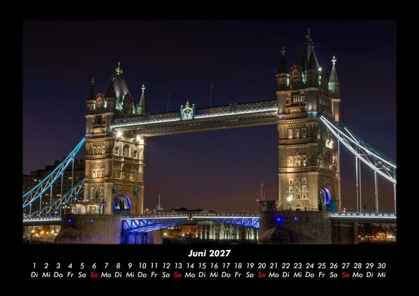Produktbild: London 2027 Fotokalender DIN A3