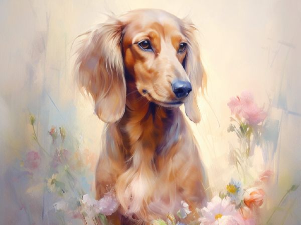 Produktbild: CALVENDO Puzzle S&uuml;&szlig;er Langhaardackel | 1000 Teile Lege-Gr&ouml;&szlig;e 64x48cm Foto-Puzzle f&uuml;r gl&uuml;ckliche Stunden