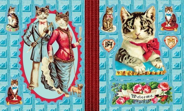 Produktbild: Cynthia Hart's Victoriana Cats: The Sticker Book
