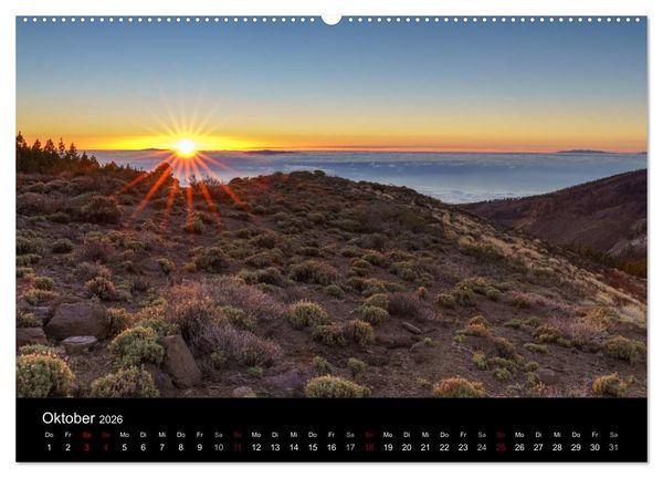 Produktbild: Teneriffa - Die Vulkaninsel im sch&ouml;nsten Licht (hochwertiger Premium Wandkalender 2026 DIN A2 quer), Kunstdruck in Hochglanz