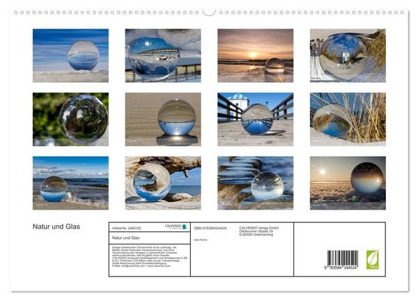 Produktbild: Natur und Glas (hochwertiger Premium Wandkalender 2027 DIN A2 quer), Kunstdruck in Hochglanz
