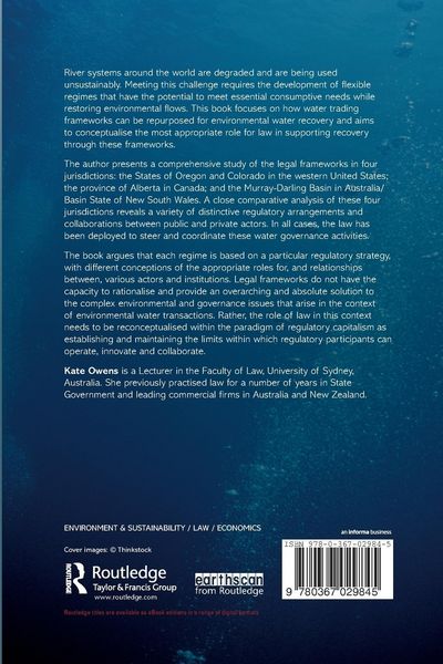 Produktbild: Environmental Water Markets and Regulation