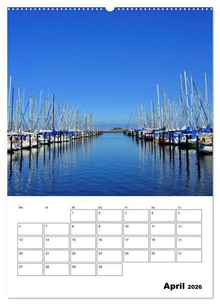 Produktbild: Marina Heiligenhafen (Wandkalender 2026 DIN A2 hoch), CALVENDO Monatskalender