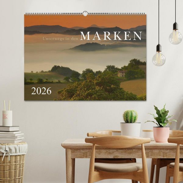 Produktbild: Unterwegs in den Marken (Wandkalender 2026 DIN A2 quer), CALVENDO Monatskalender