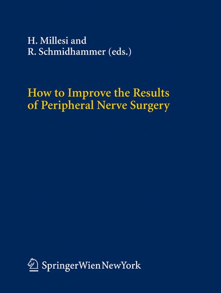 Produktbild: How to Improve the Results of Peripheral Nerve Surgery