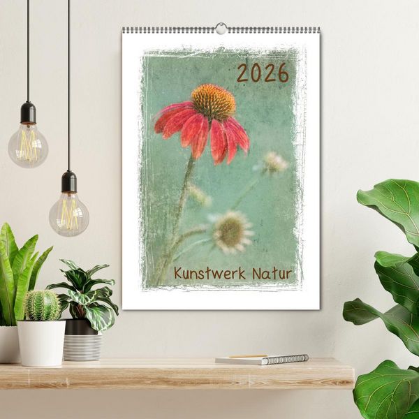 Produktbild: Kunstwerk Natur (Wandkalender 2026 DIN A2 hoch), CALVENDO Monatskalender