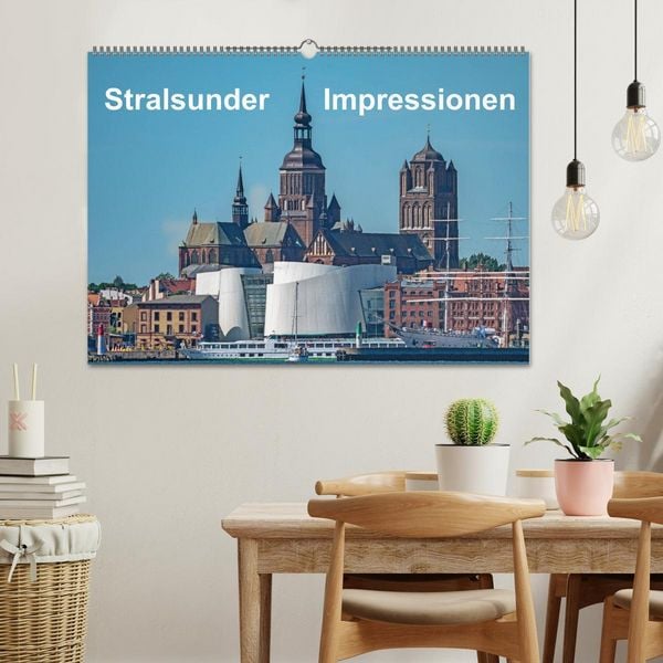 Produktbild: Stralsunder Impressionen (Wandkalender 2026 DIN A2 quer), CALVENDO Monatskalender