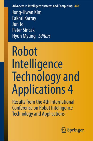 Produktbild: Robot Intelligence Technology and Applications 4