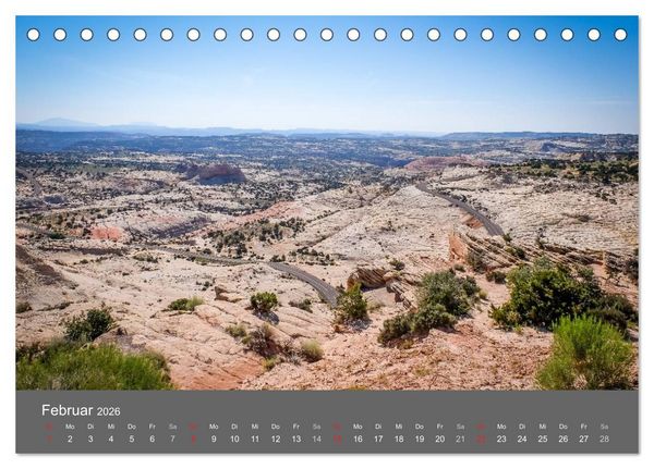 Produktbild: Biker Paradies - Die Canyons der USA (Tischkalender 2026 DIN A5 quer), CALVENDO Monatskalender
