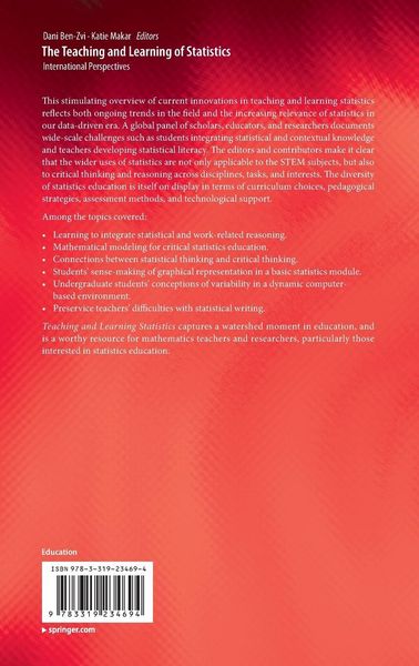 Produktbild: The Teaching and Learning of Statistics