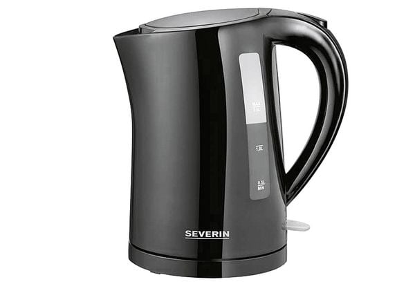 Produktbild: Severin 3498 Wasserkocher schnurlos Schwarz Fassungsverm&ouml;gen: 1.5l