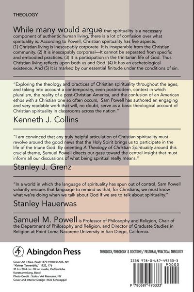Produktbild: A Theology of Christian Spirituality