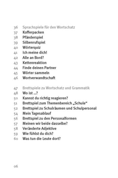 Produktbild: Die 50 besten Spiele f&uuml;r Deutsch als Zweitsprache