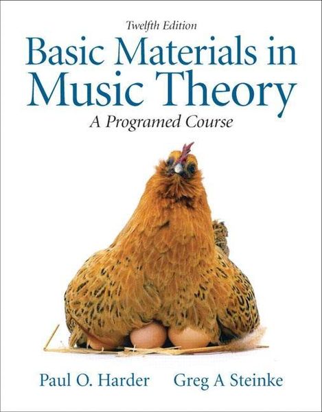 Produktbild: Steinke, G: Basic Materials in Music Theory