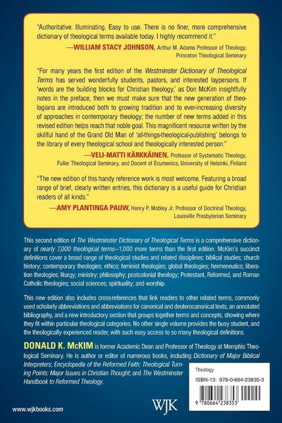 Produktbild: The Westminster Dictionary of Theological Terms, 2nd Ed (Paperback)