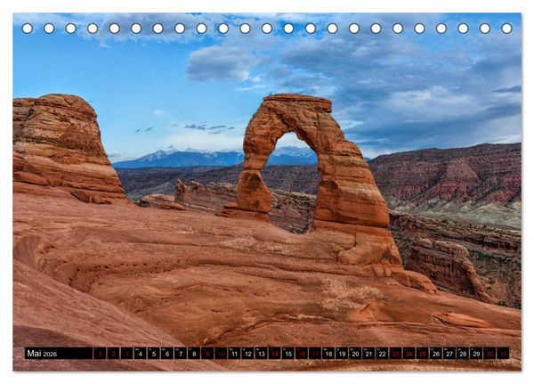 Produktbild: Landschafts Juwelen - Erlesene Landschaften der USA (Tischkalender 2026 DIN A5 quer), CALVENDO Monatskalender