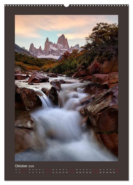 Produktbild: Patagonien: Sehnsuchtsziel am Ende der Welt (hochwertiger Premium Wandkalender 2026 DIN A2 hoch), Kunstdruck in Hochglanz